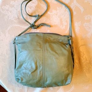 Vintage 1980s Dress shoulder leather bag.